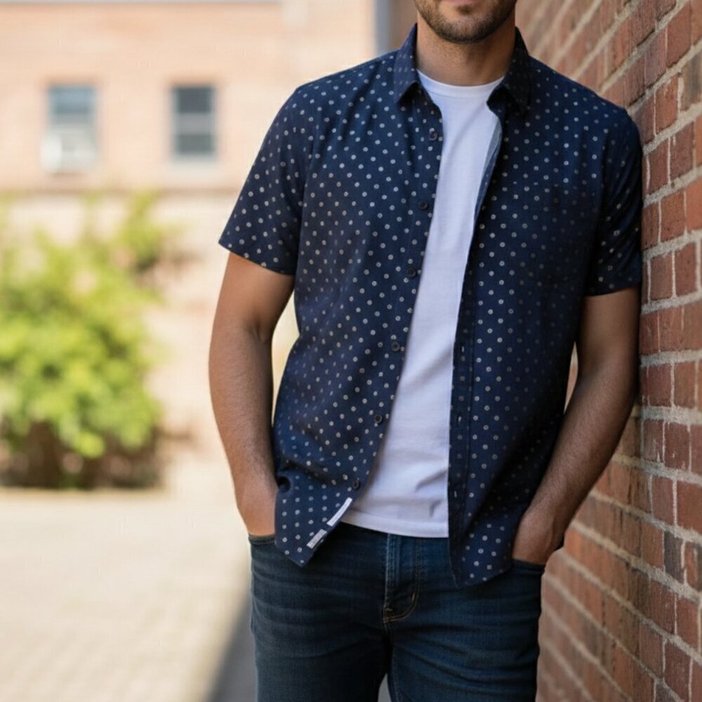 Craft + Flow Button Down Shirt, Men's Size Small, NWT